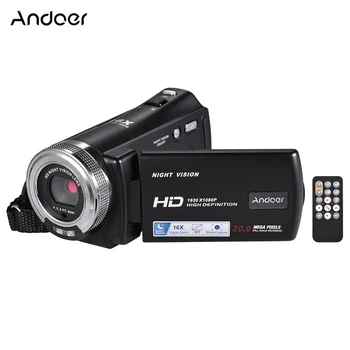 

Andoer V12 1080P Full HD 16X Digital Zoom Recording Video Camera Portable Camcorder with 3.0 Inch Rotatable LCD Screen camera