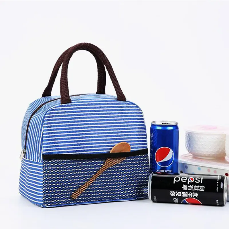 

Protable Picnic Fridge Food Thermal Bags Aluminum film Cooler Lunch Handbag Large Capaciity Bolsa De Travel Bags For Fruit Drink