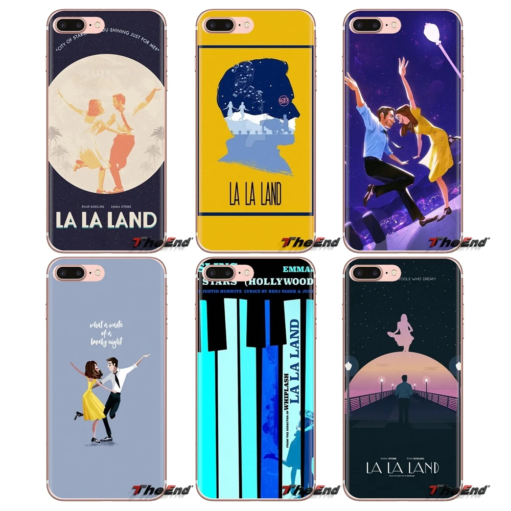 Прозрачные мягкие чехлы для Samsung Galaxy S3 S4 S5 Mini S6 S7 Edge S8 S9 S10 Plus Note 3 4 5 8 9 love film La Land |