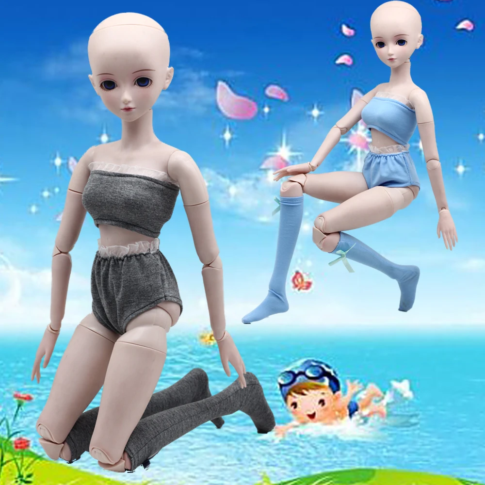 Комплект кружевного нижнего белья для 1/3 BJD SD 60 см, куклы, трусики, чулки, бюстгальтер, трусы, кукольная одежда, аксессуары, наряды, игрушки