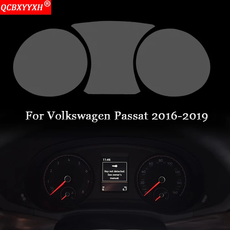 Приборная панель автомобиля Лаковая защитная пленка наклейки передача света Автомобили Авто аксессуары подходят для Volkswagen Passat