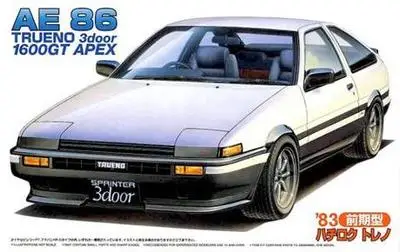 

1/24 Toyota Ae86 Trueno Sports Car ( 1983 Hatchback ) 03440