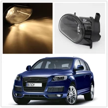 Правильный автомобиль свет для Audi Q7 2006 2007 2008 2009 Автомобиль-Стайлинг спереди галогенные бампер туман противотуманных фар пассажира