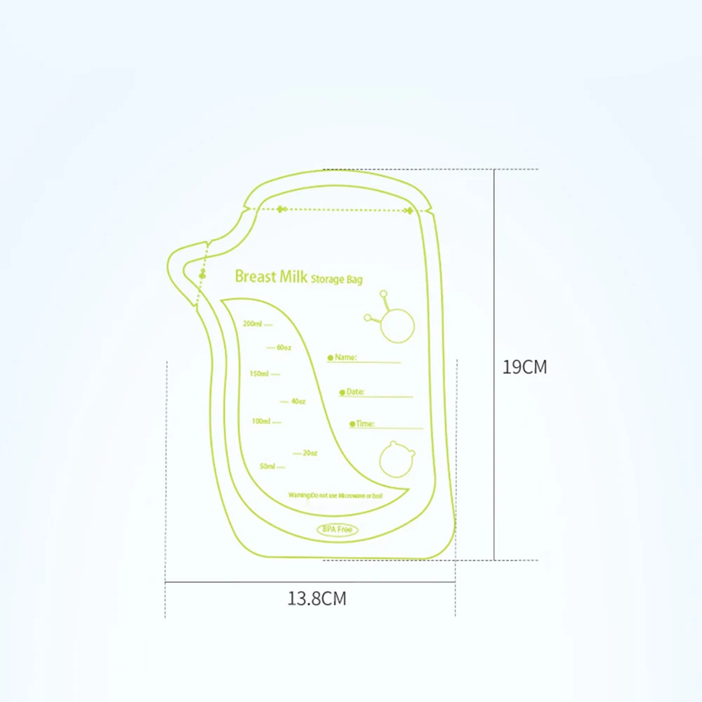 30 шт. 200 мл одноразовые грудное молоко морозильник сумка для хранения маленьких Еда молока сок хранения Практические удобно грудного