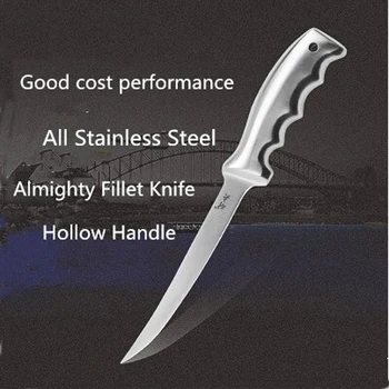 

Free Shipping NEEF Stainless Steel Kitchen Fillet Knife Eviscerate Fish Sculpture Knife Japanese Style Osteotome Boning Knives