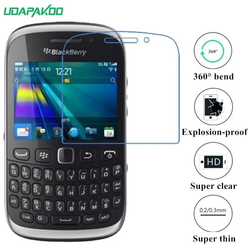 Udapakoo прозрачная закаленная (мягкое стекло) пленка для Blackberry 9320/9220 нано