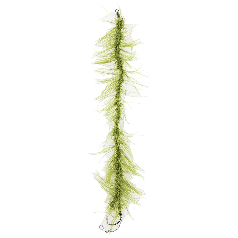 2Pcs Carp Fishing Accessories Ready Made Hair Rigs with Hook and Weed Line