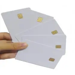 Оптовая продажа 5000 шт./лот ISO7816 CR80 5542 4442 контактные; заготовки IC карты смарт-карты связаться карт ic