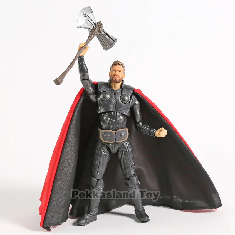 Фильм SHF Мстители Бесконечность война Тор одинсон 6 "ПВХ фигурку Дети игрушки