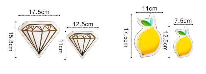 Милая позолоченная керамическая обеденная тарелка фруктовая десертная тарелка креативный поднос для хранения ювелирных изделий Фламинго кактус Арбуз Лимон N206