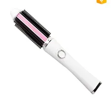 Электрический USB зарядное устройство портативный дорожный выпрямитель для волос щетка для завивки Вэйвер бигуди палочка ролик Стайлинг волнистый локон Утюг