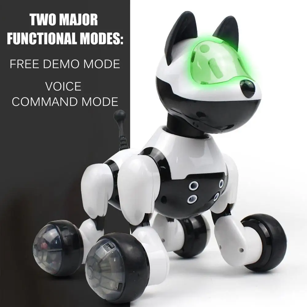 kids Toys Voice-controlled Robot Dog Voice and Smart Sensor Control Pet Dog Children's Educational Toys Singing Dancing Robots