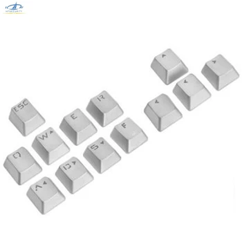 

[HFSECURITY] Metal Backlit Mechanical Keybord Keycaps Cherry Cross Axis Use Aluminium Alloy ESC QWERASDF Key Caps