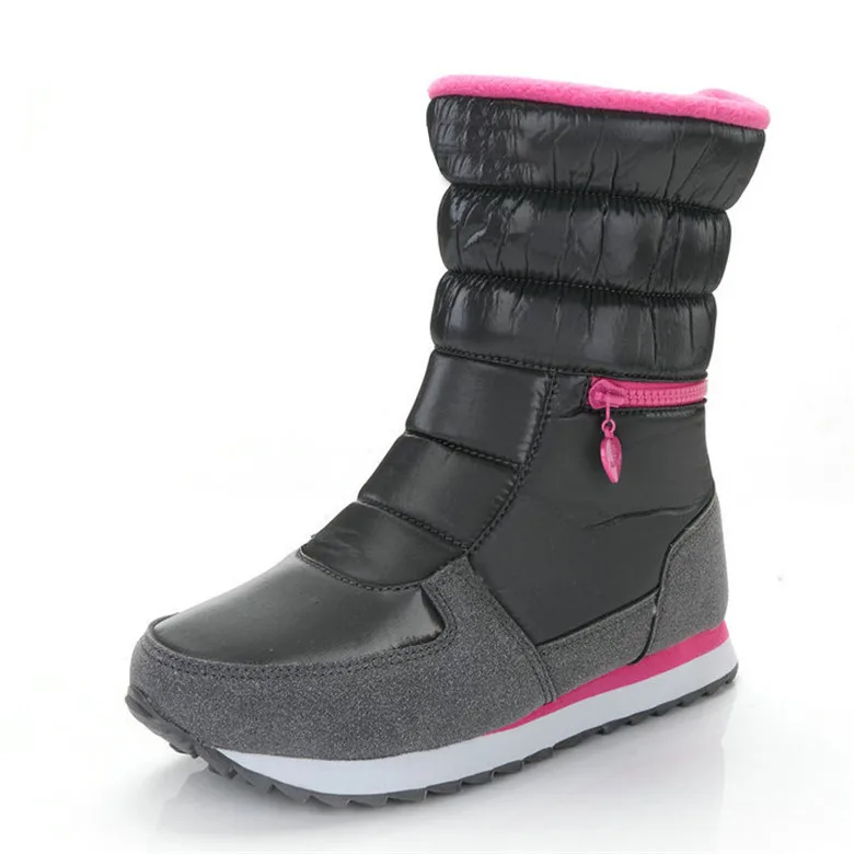 Female-winter-warm-Silver-white-ladies-flat-short-casual-Ankle-snow-boot-with-Fake-fur-women (2)