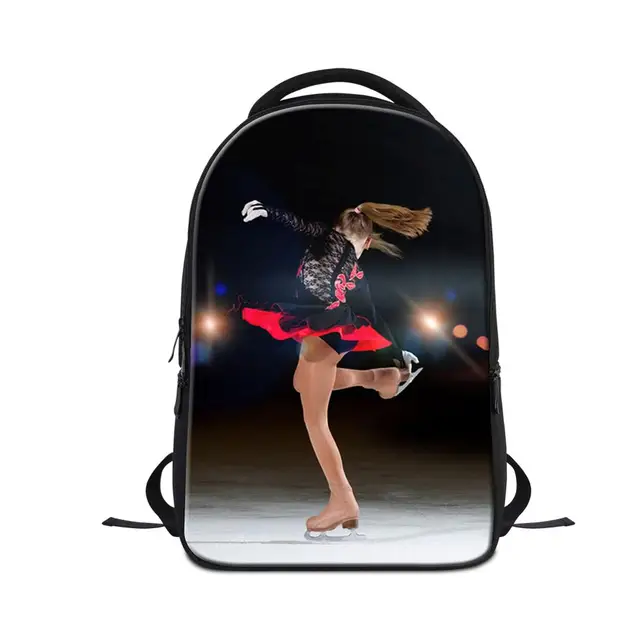 Dispalang Large Capacity Laptop Backpack Women Ice Skating School Bags