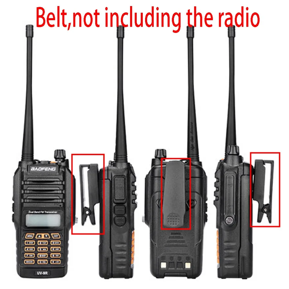 Original Belt Clip for Baofeng UV-9R Plus UV-XR UV-5S BF-A58 T-57 BF-9700 GT-3WP UV-5R WP Waterproof Walkie Talkies Belt Clip (3)