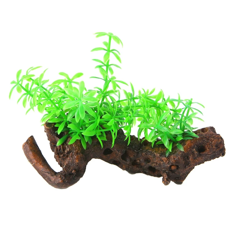 Подводное искусственное водное растение, украшения для аквариума, зеленая вода, трава, Декор, ландшафтное украшение