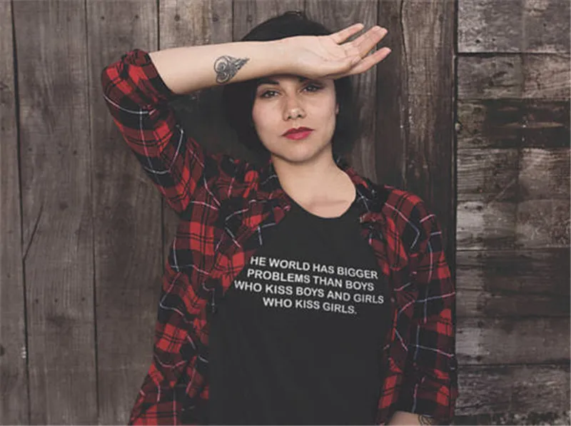 Blogger Big Problem Letter Printed Women T Shirt 2017 Summer Funny Shirt For Lady White Top Tee Hipster T-Shirt Femme Ropa Mujer