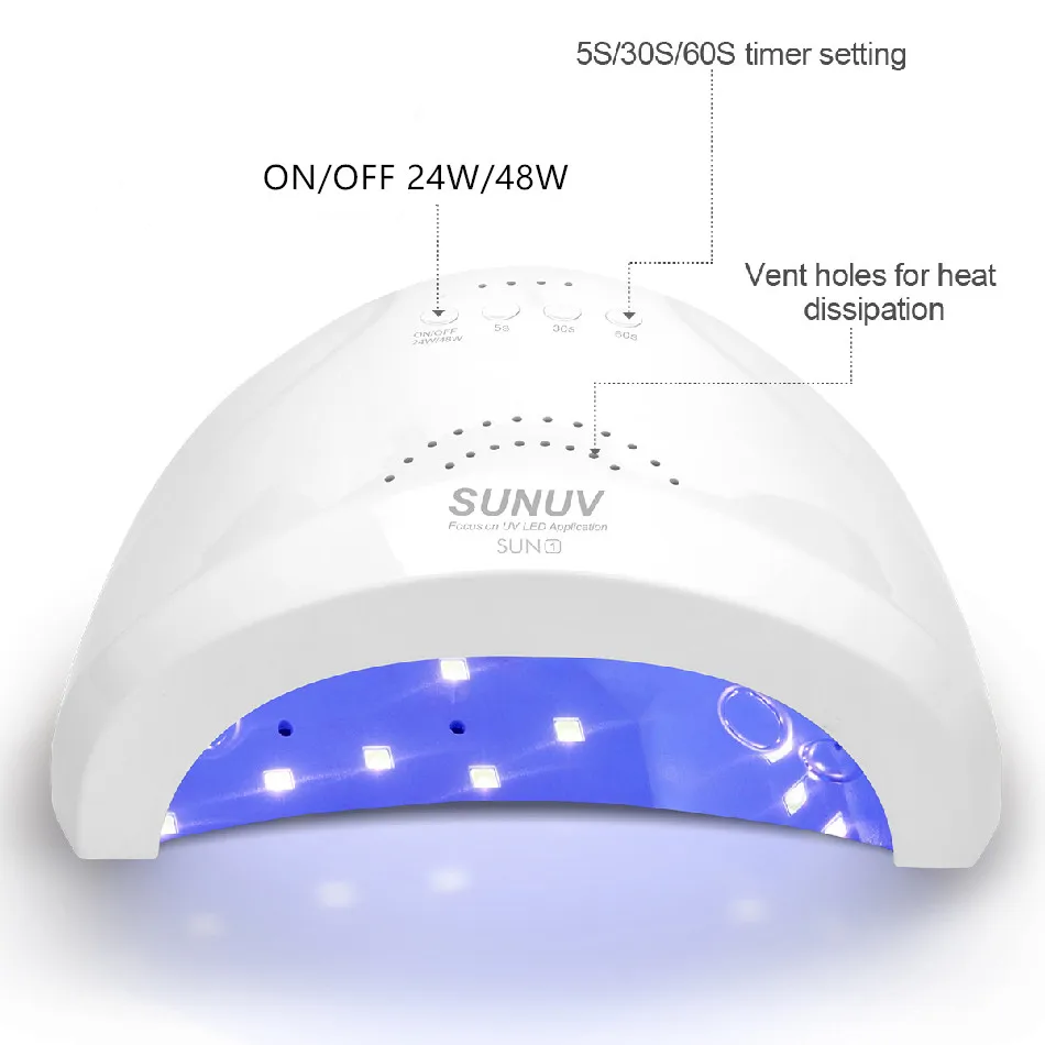 SUN1 УФ светодиодный светильник SUNUV SUNone сушилка для маникюра отверждения ногтей Гель-лак профессиональные инструменты для ногтей