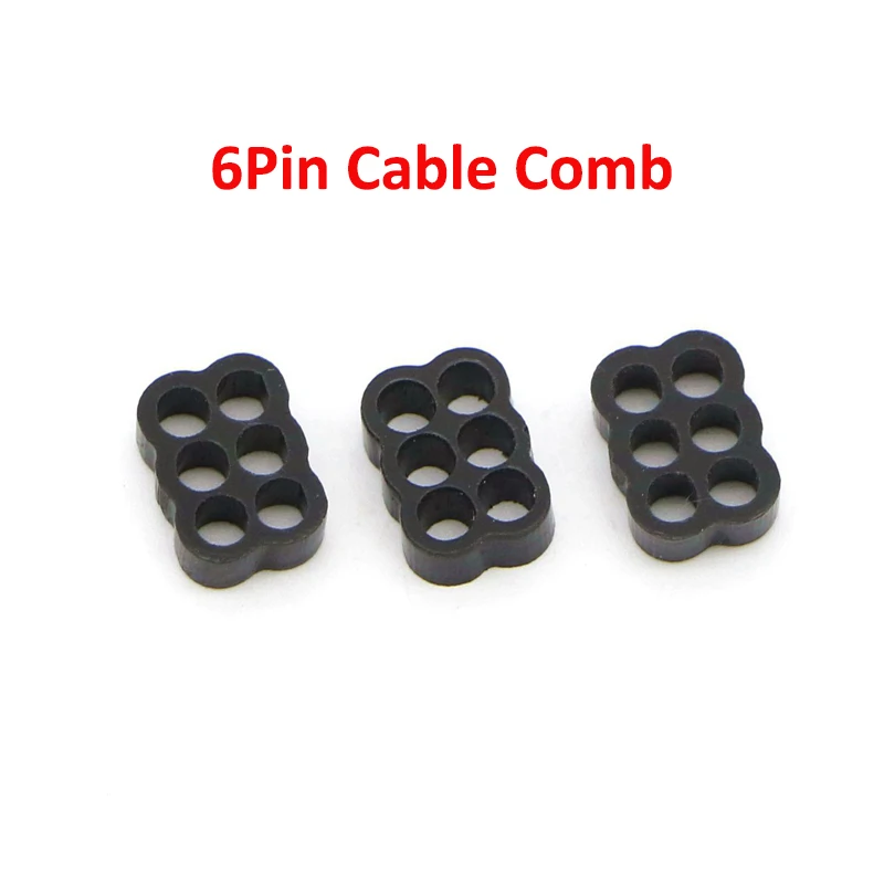 

Black 24Pin 16Pin 14Pin 12Pin 8Pin 6Pin 4Pin Round Acrylic Cable Comb for 18AWG Single Sleeved Wire.