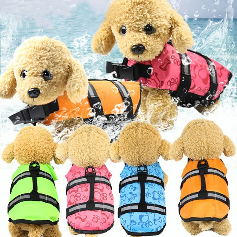 

Fast Shipping Pet Clothes For Swim Pet Dog Life Jacket Swimsuit Summer Pet Life Vest Dog Vest