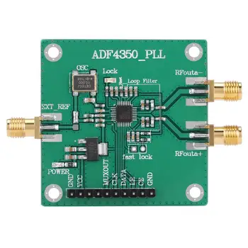 

VBESTLIEF 1 PCS 137M-4.4GHz RF Signal Source Phase Locking Loop Frequency Synthesizer ADF4350 Development Board
