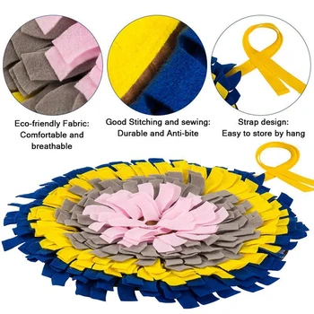 

Foldable Dog Mat Slow Feeding Mat Dog Training And Feeding Mat For Small,Medium And Large Dogs,Stress Release Pad,Pet Cat Snuf