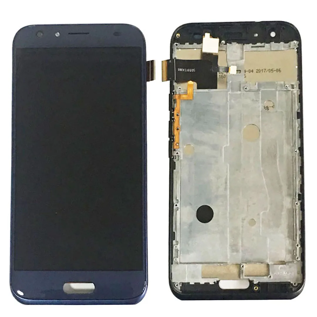 Оригинальное качество 5,5 ''Для Doogee BL5000 ЖК-экран с сенсорным экраном дигитайзер с рамкой черный синий цвет с комплектами