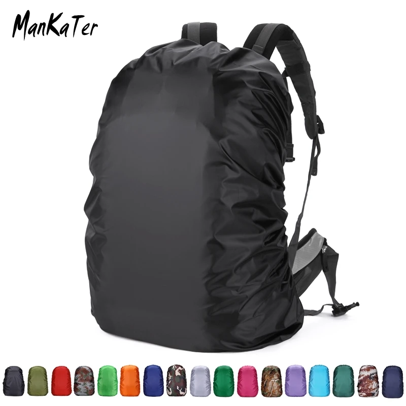 ManKaTer 40L45L50L 10 шт./лот Камуфляж Водонепроницаемый пылезащитный солнцезащитный легкий рюкзак дождевик спортивная сумка