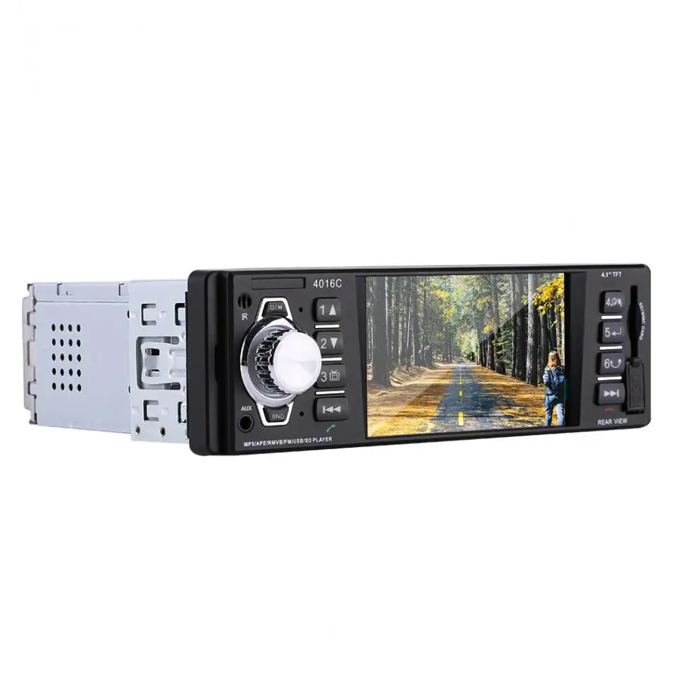 4,1 дюймов HD Bluetooth Автомобильный MP5 плеер Видео Воспроизведение fm-радио с USB AUX интерфейсом