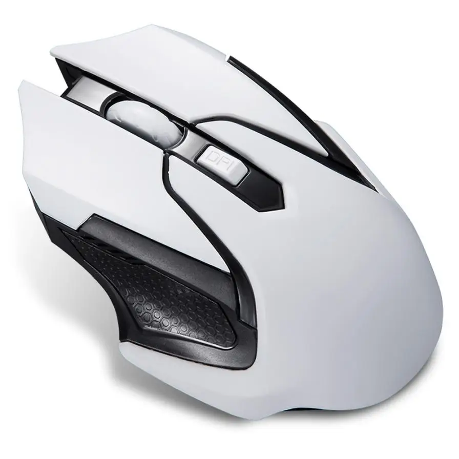 Malloom 2,4 ГГц беспроводной приемник usb-мыши профессиональная игровая мышь геймер для ПК ноутбука компьютера Raton Inalambrico белый
