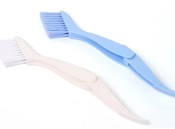 

50pcs 2 in 1 Multipurpose Window Groove Cleaning Brush Nook Cranny Keyboard Home Kitchen Folding Gap Cleaning Brush WB270