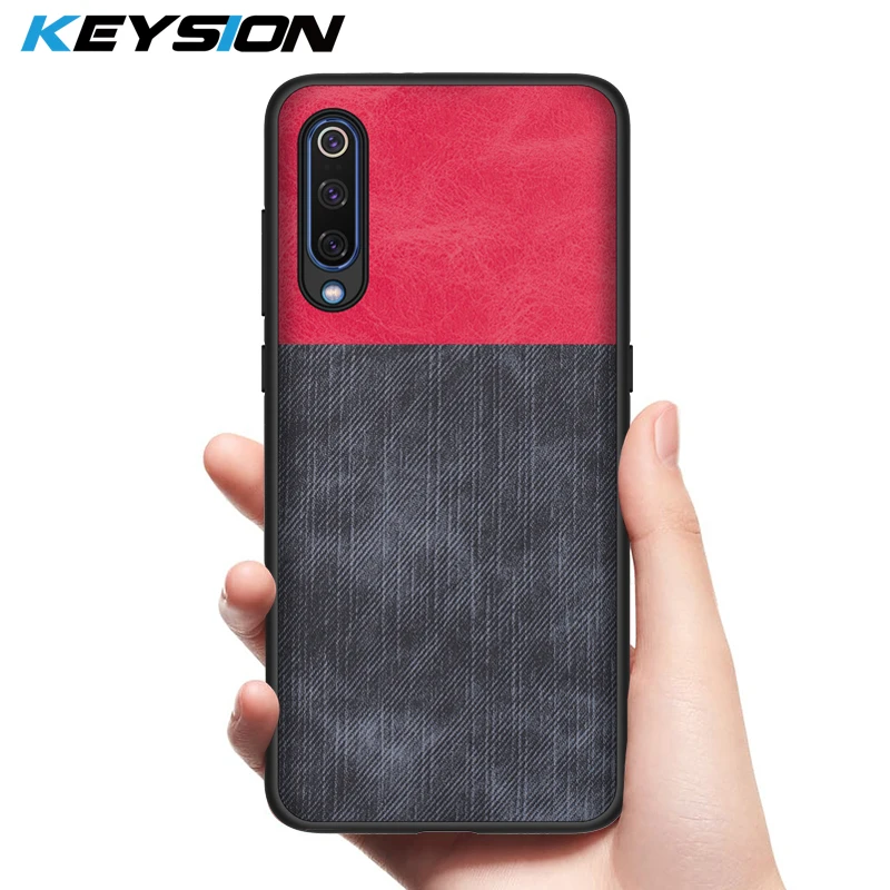 Чехол KEYSION для телефона Xiaomi Mi 9 роскошный комбинированный чехол из искусственной