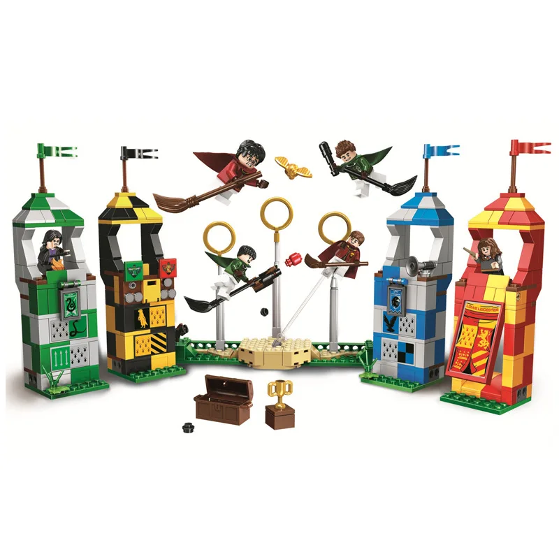 

536pcs Magic Quidditch Match 11004 Model Building Blocks Toy Brick Harri Potter&s Compatible With Legoings