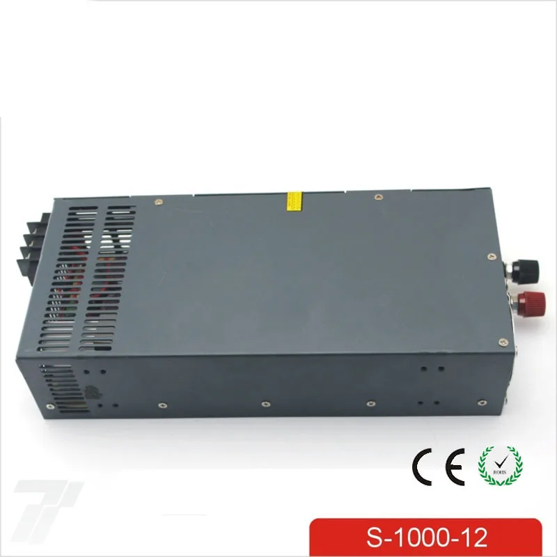 CE Soro 220V вход 1000W 12V 80A источник питания с одним выходом импульсный источник питания для светодиодной ленты светильник AC в DC UPS ac-dc