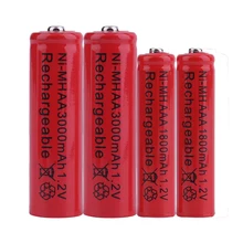 GTF 1,2 V 3000mAh AA батарея или 1800mAh AAA 1,2 V Ni-MH Аккумуляторная батарея для игрушек с дистанционным управлением аккумуляторные батареи