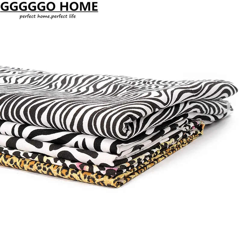 GGGGGO HOME хлопок/полиэстер Зебра Леопардовый цвет для