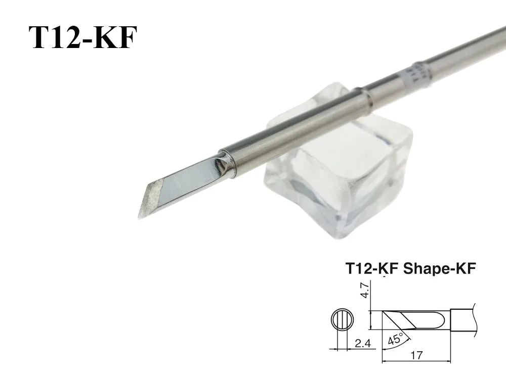 KSGER T12-KF Electronic Soldering Tips Series Iron Solder Tip Welding Tools 220v 70W FX-951 Soldering Station 200c-450c (13)