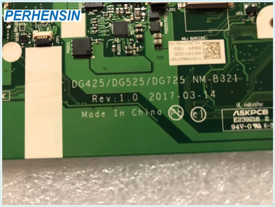 DG425 DG525 DG725 NM-B321 لينوفو ل ينوفو 320-14IKB اللوحة المحمول 100% العمل تماما