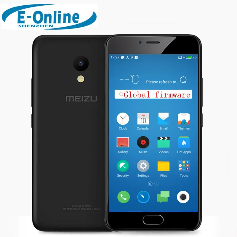 Оригинал Meizu M5 4 г LTE сотовый телефон 2.5D Стекло MT6750 Octa core 5.2 &quot2 ГБ Оперативная