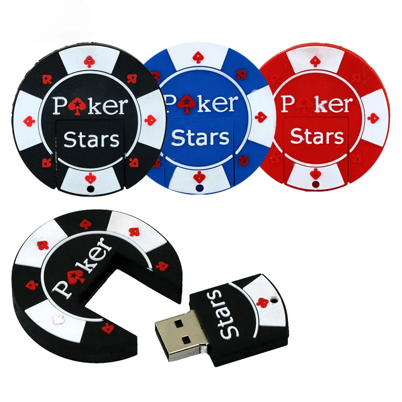 Лучший Новый стиль Poker Stars USB флеш накопители Внешняя память флэшки накопители 32 ГБ 16 ГБ 8 ГБ 4 ГБ флеш накопитель Thumbdrive usb накопитель