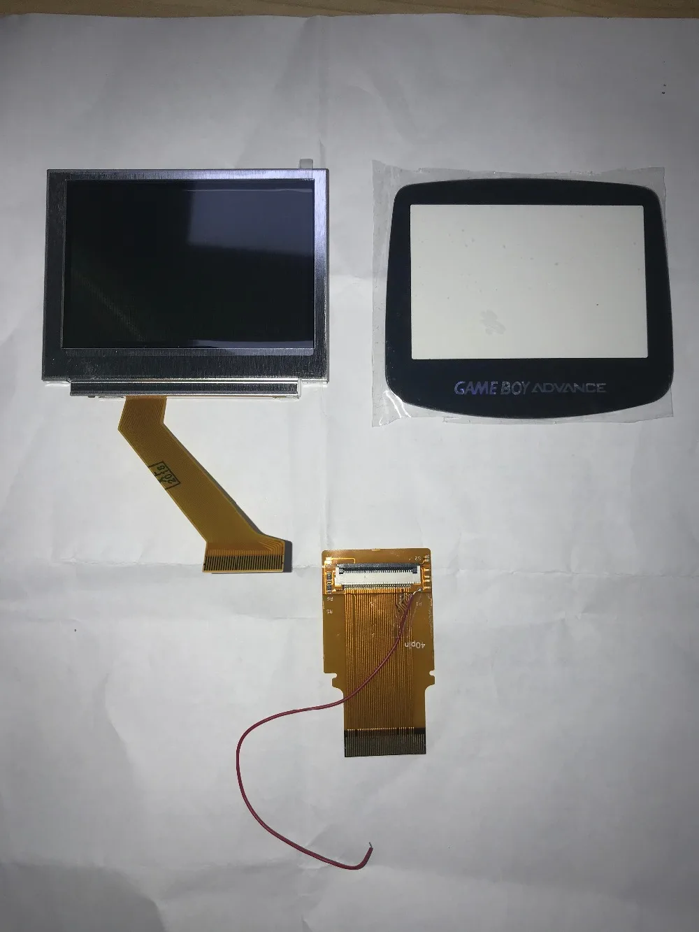 1 комплект для Gameboy Advance Mod ЖК дисплей с комплектом подсветки 40 контактный кабель
