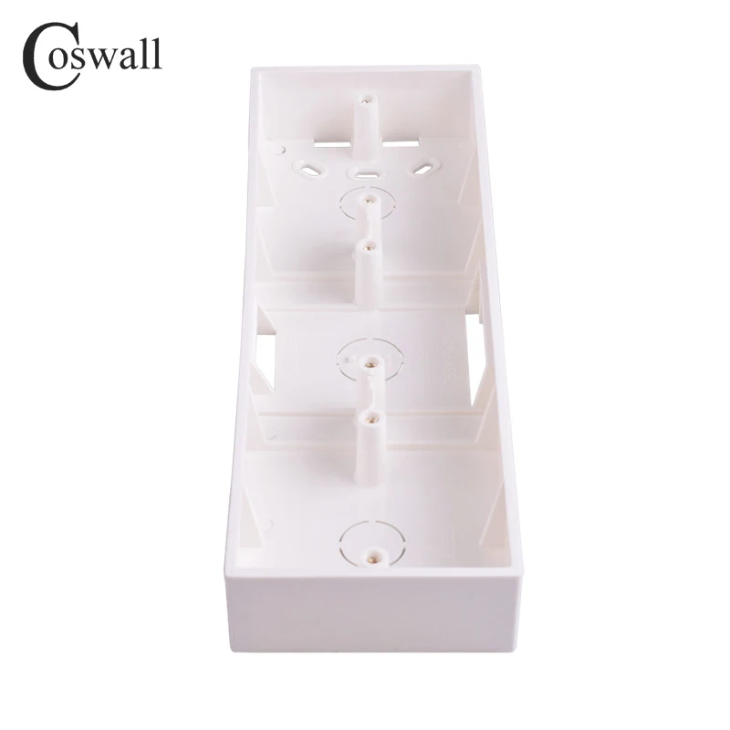 Aplica-se para Toda a Posição da Superfície da Parede a Caixa de Montagem 34mm de Coswall para 86 tipo Interruptores Externa Triplos ou Soquetes 258mm * 86mm 4 Renovação da Casa