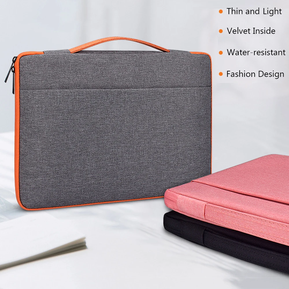 1PC Laptop Sleeve Case Protective Cover Ultrabook Notebook Pouch Carrying Case Hand bag for MacBook Air Pro Lenovo HP Dell Asus