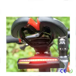 Велосипедные фонари для велосипеда светодиодный свет зарядка через usb оптимизировать Беспроводной удаленного Управление поворота Задний