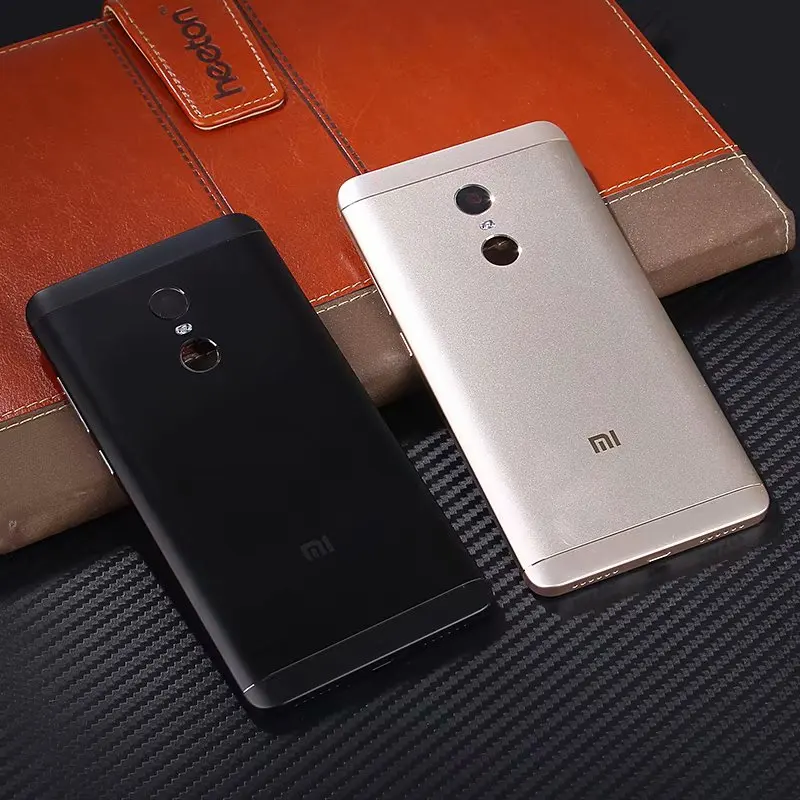 

Original Housing For Xiaomi Redmi Note 4 / Note 4X MTK Helio X20 Metal Battery Back Cover Mobile Phone Replacement Parts Case