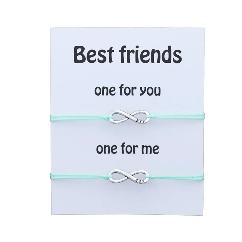 Best Friend Matching Bracelet Infinity Charm Bff Friendship Bracelets for Friend BFF Gift Infinity Bracelet Women Men Jewelry