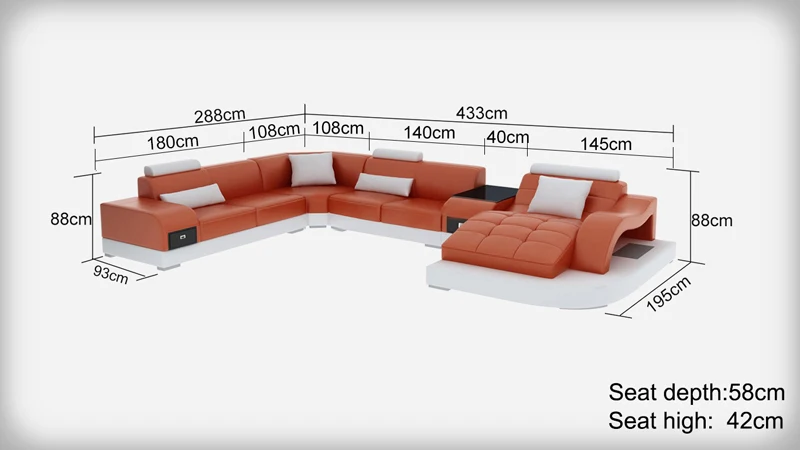 Современная мебель для гостиной диван G8009