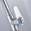 Chrome Dual Swivel Spout Kitchen Sink Faucet Thermostatic Pull Down Hot and Cold Spring Kitchen Mixer Cranes Deck Mounted ► Photo 3/6