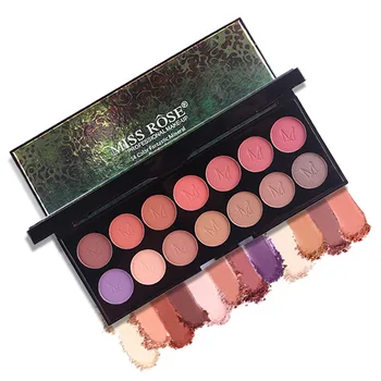 

14 Color Fantastic Mineral Eyeshadow Palette Professional Shimmer Matte Eye Shadow Powder Pigment Nude Smoky Eyes Makeup Pallete